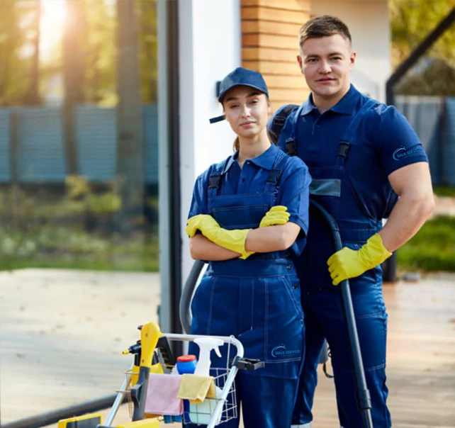 team-dala-service Putzteam, zwei Reinigungskräfte